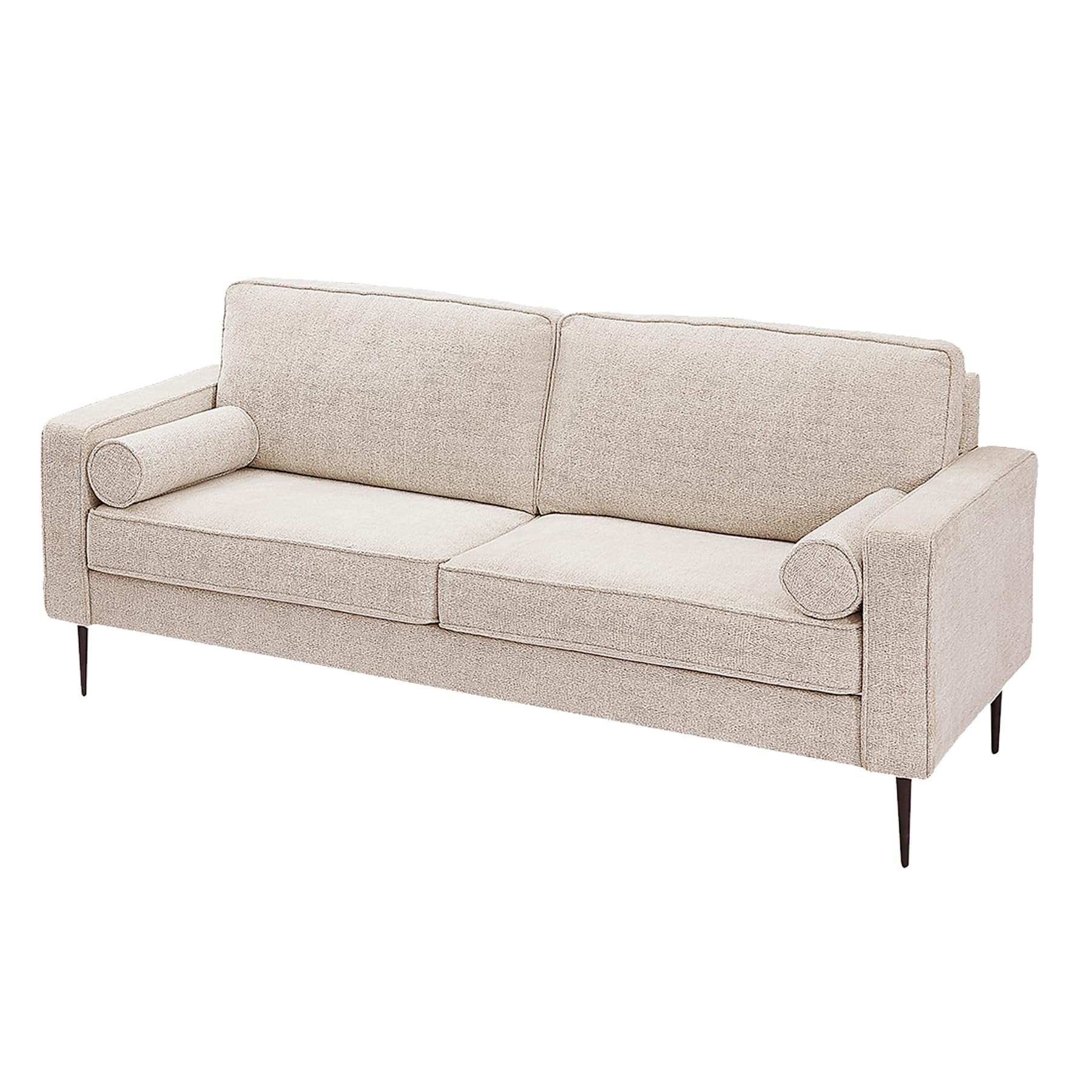 57" W Loveseat Sofa with Washable Cover, Small Couch
