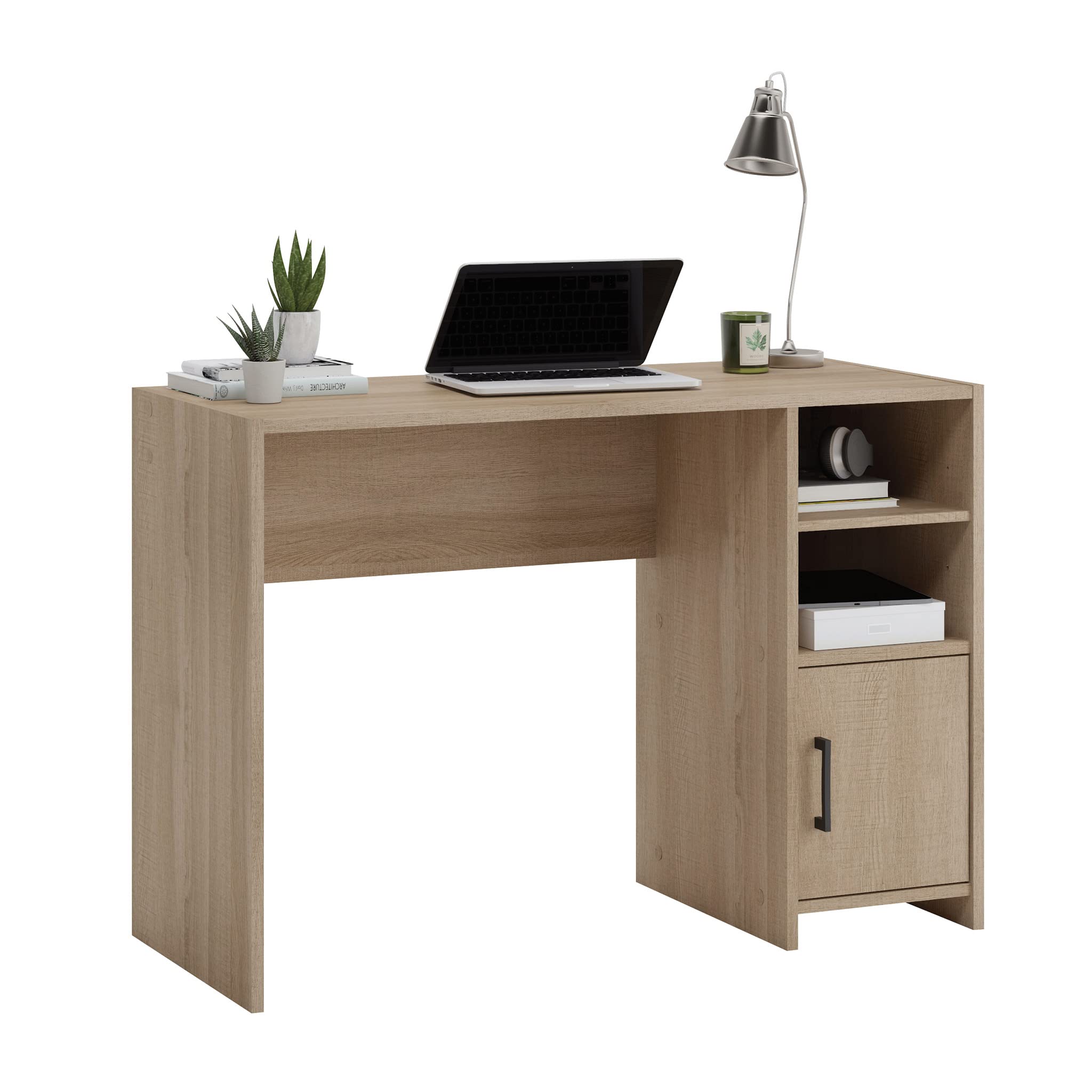 Beginnings Desk, L: 40.39" x W: 17.48" x H: 28.82", Summer Oak Finish