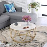 Simple Marble Corner Coffee Table,Accent Sofa Table,Leisure Cocktail