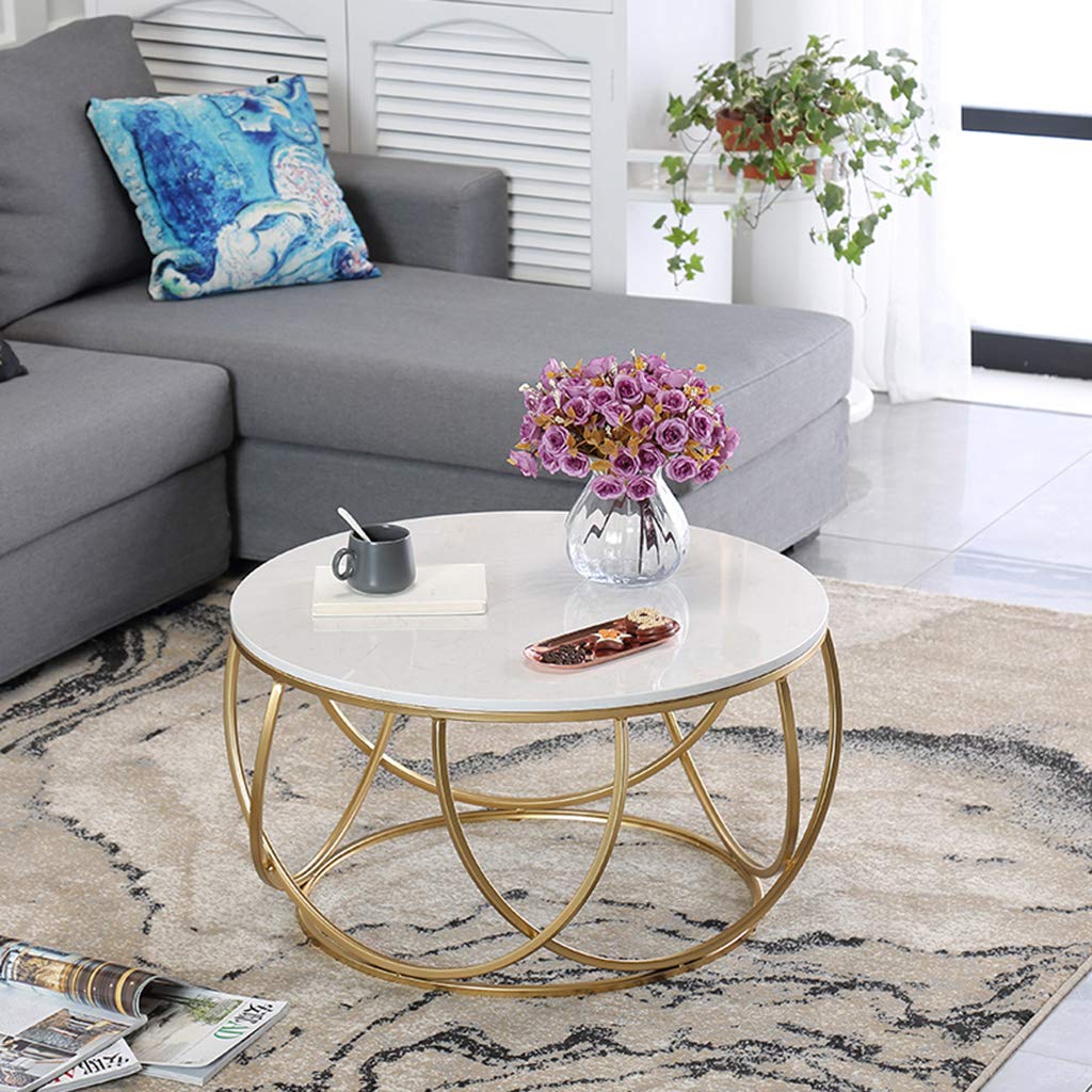 Simple Marble Corner Coffee Table,Accent Sofa Table,Leisure Cocktail
