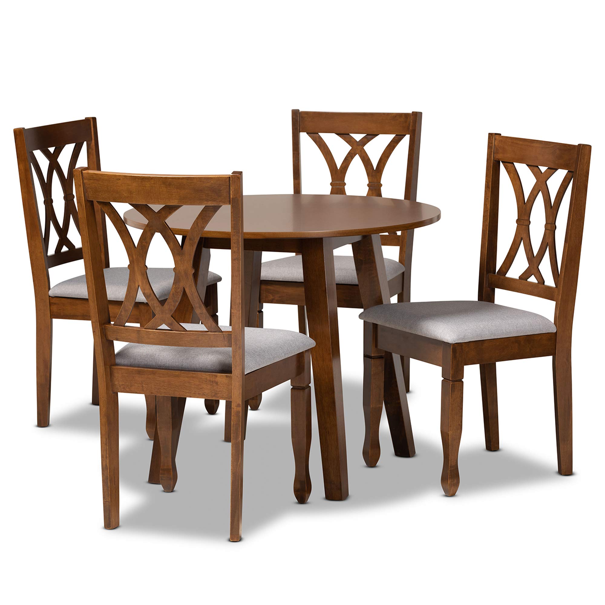 , Grey/Walnut