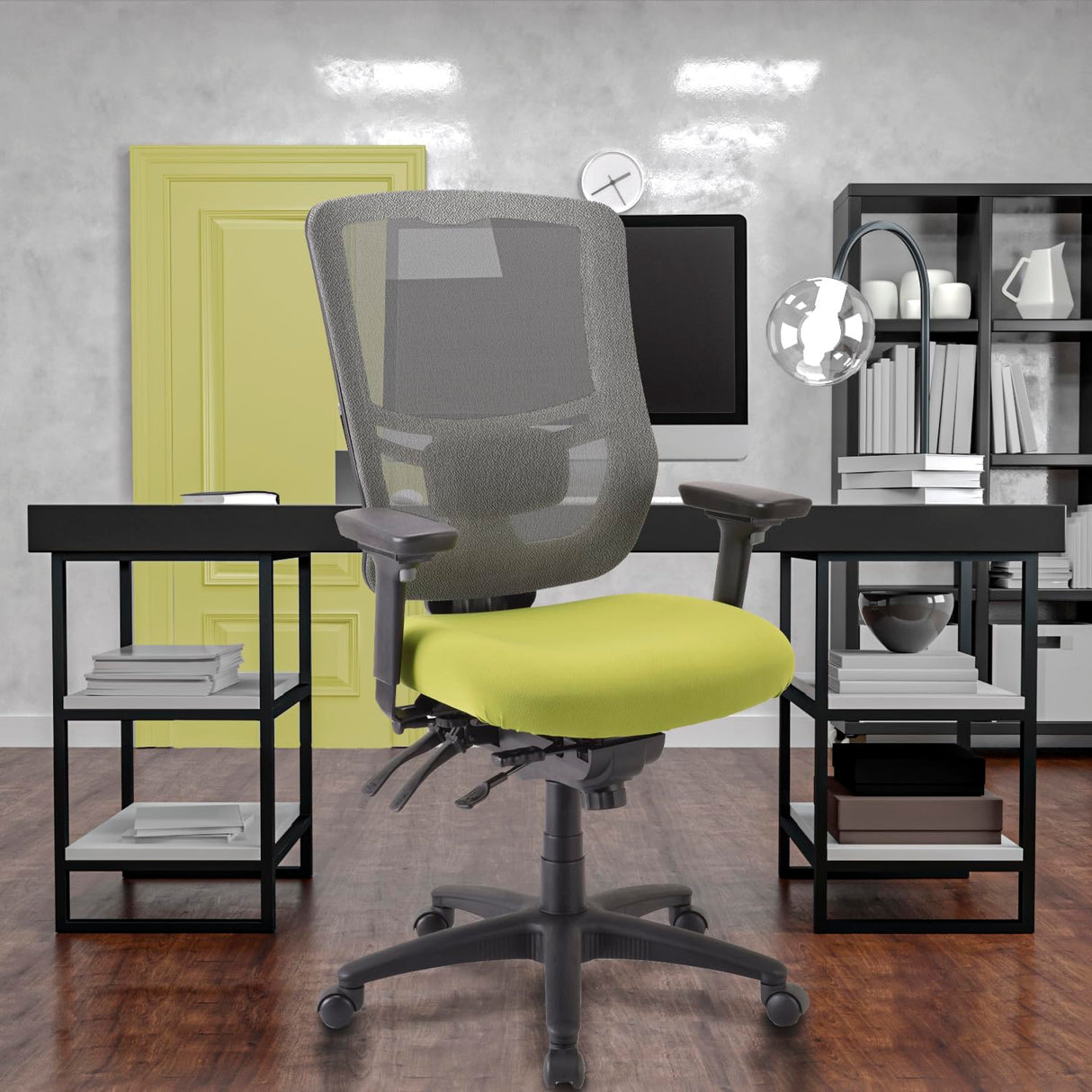 Adjustable Task Chair, Green