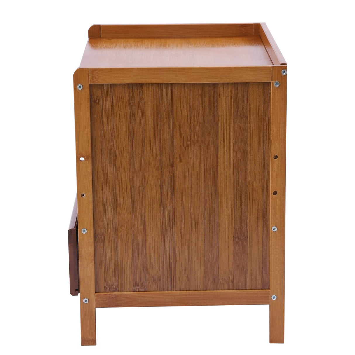 Nightstand with Drawer and Open Shelf,Small Side End Table