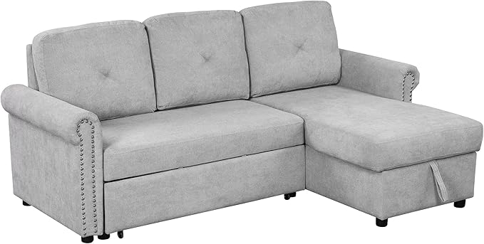 83" Modern Sectional Sofa,L Shaped Corner Couch