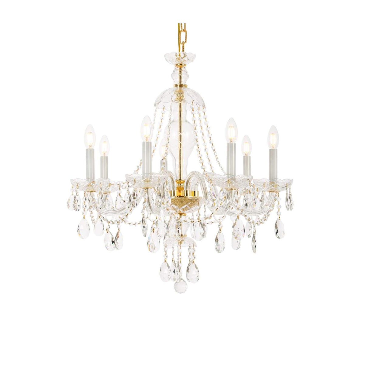 7829D26G/Rc Royal Cut Alexandria 7-Light, Single-Tier Chandelier