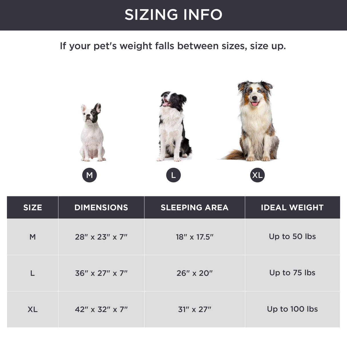 Memory Foam Dog Bed for Medium Dogs - Orthopedic Egg&Memory Foam Dog