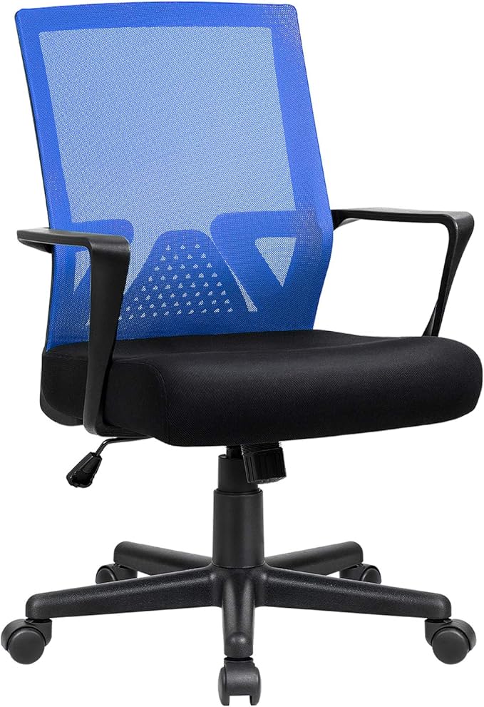 Office Chair Ergonomic Desk Chair Mid Back Modern Computer Chair Task Swivel