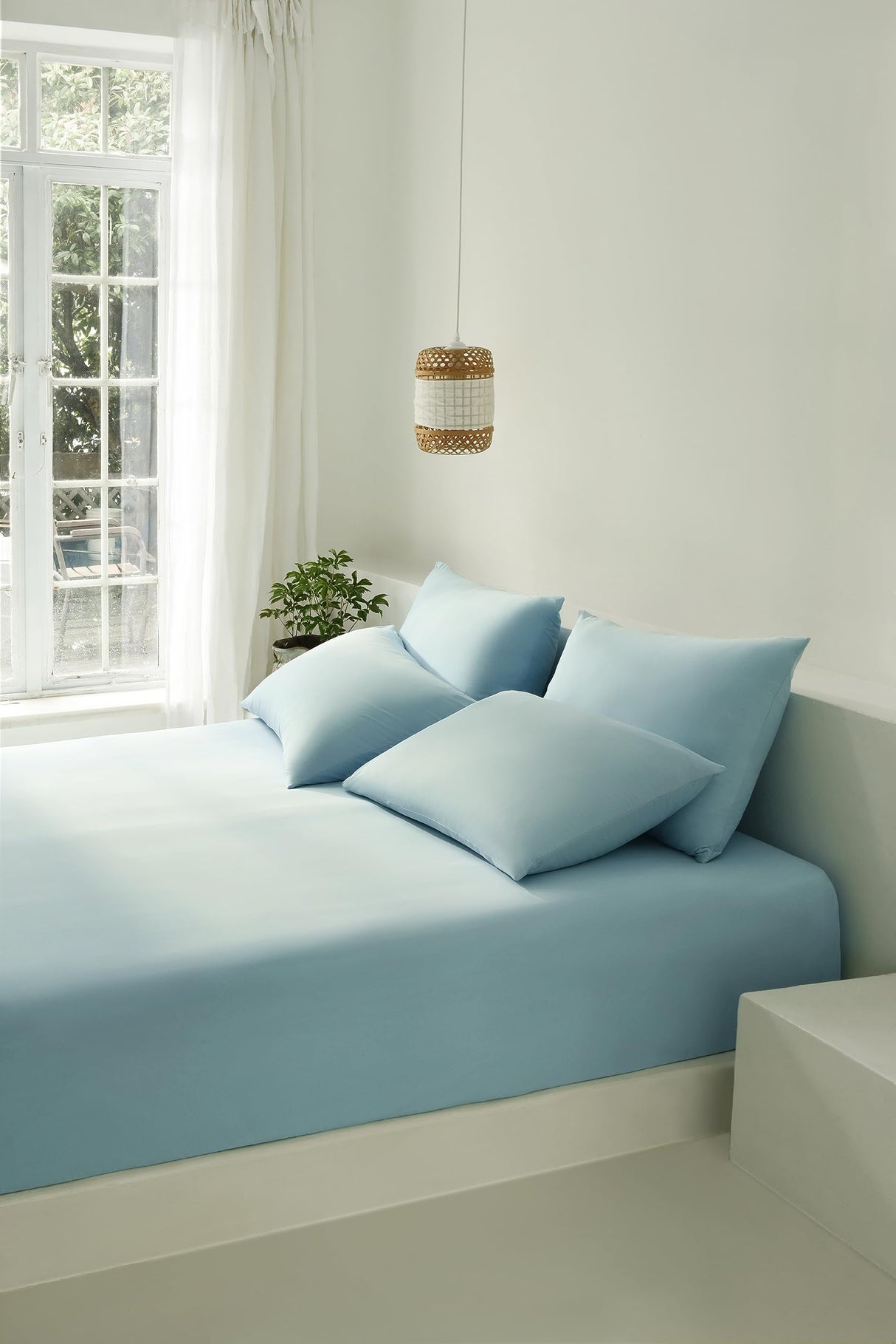 Evercool®+ Starter Sheet Set, Full, Light Blue, Breathable Bed Sheet for Hot Sleeper and Night Sweats