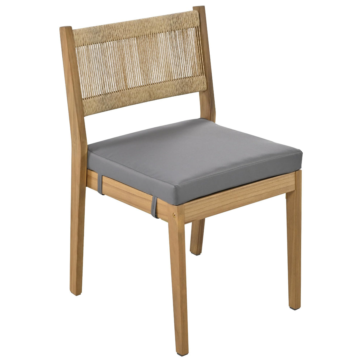 Acacia Wood Outdoor Dining Set for 4,Waterproof Patio Furniture