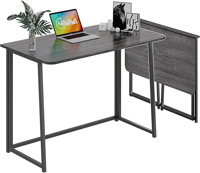 31.5" Folding Desk, Simple Assembly Computer Desk Study Writing Table for Small