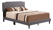 Stylish Casual Gray Queen Bed Frame, Comfortable Design