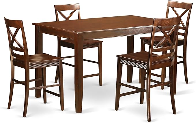 7 Pc Dining counter height set - high top Table and 6 Kitchen bar stool.