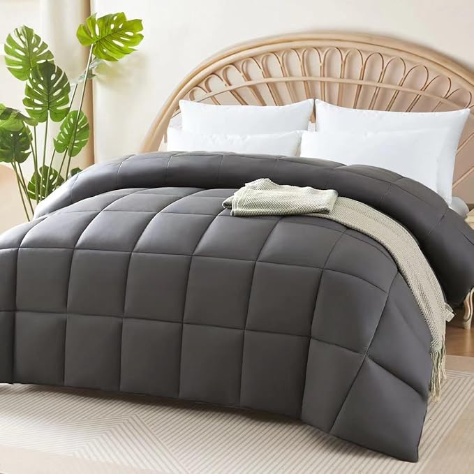 100% Viscose Made from Bamboo Comforter for Hot Sleepers- Breathable Cooling