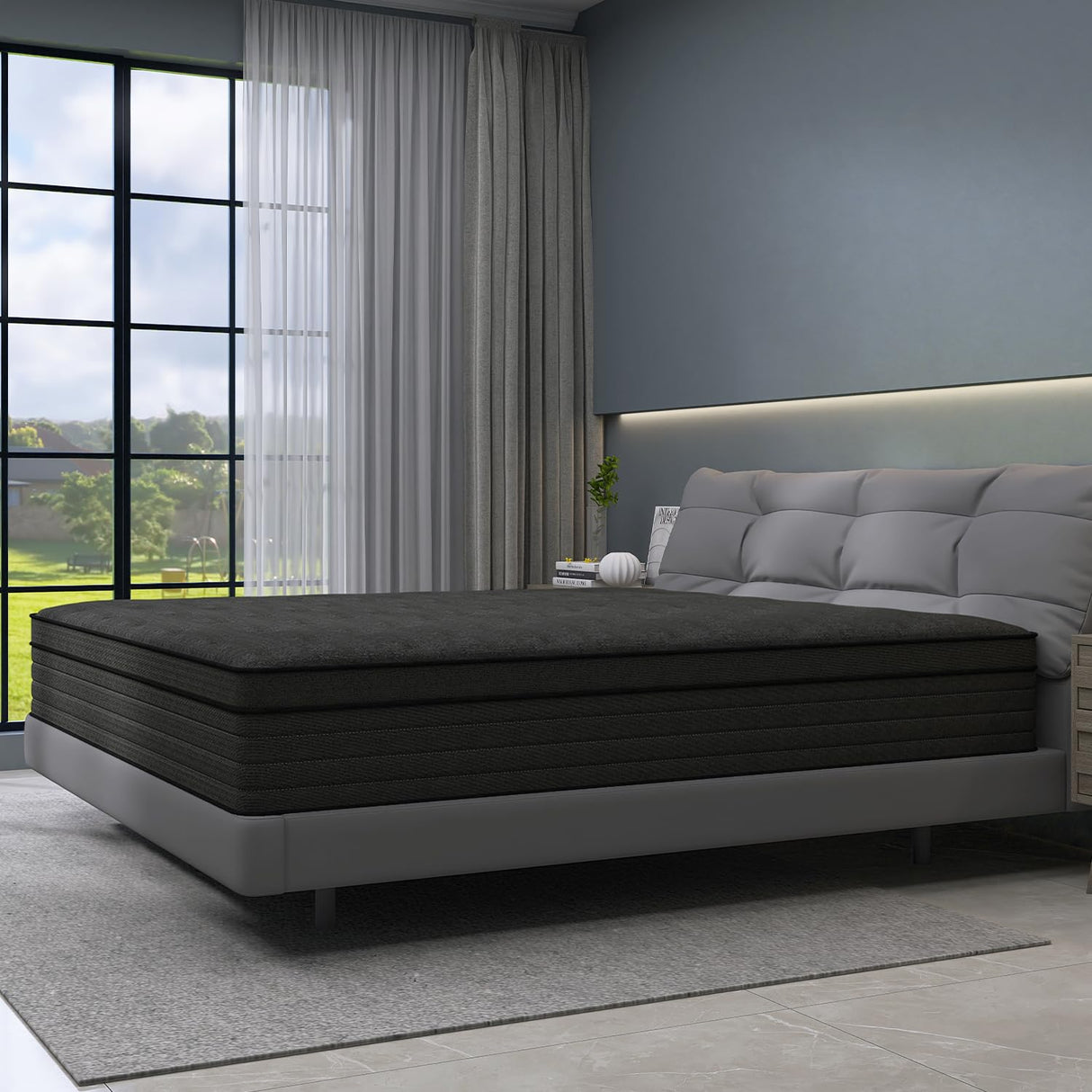 Queen Mattress,12 Inch QueenSize Mattress in a Box with Independent Pocket Spring