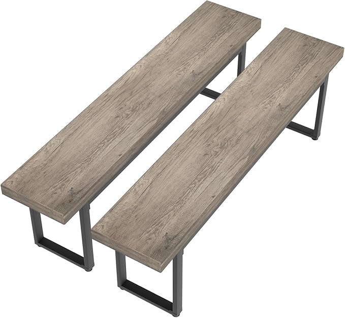 Farmhouse Indoor Kitchen Table Benches, Bed Bench