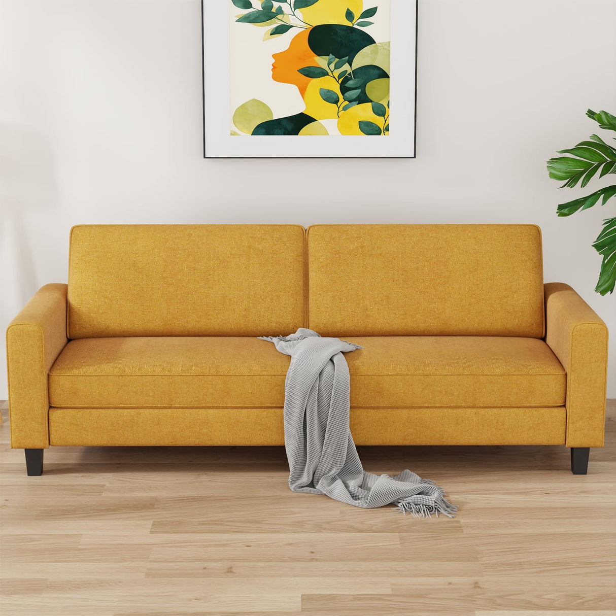 Couch for Living Room, 78.74" Modern Sofa Couch with Removable Cover and Deep Seat
