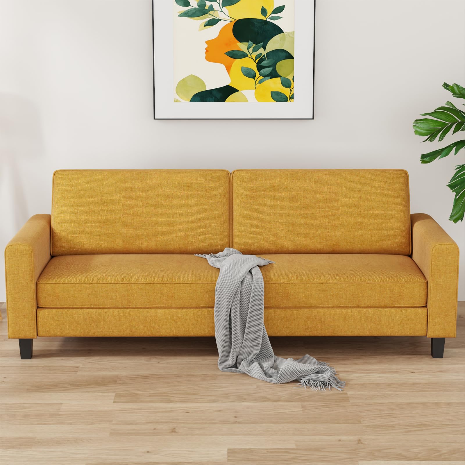 Couch for Living Room, 78.74" Modern Sofa Couch with Removable Cover and Deep Seat