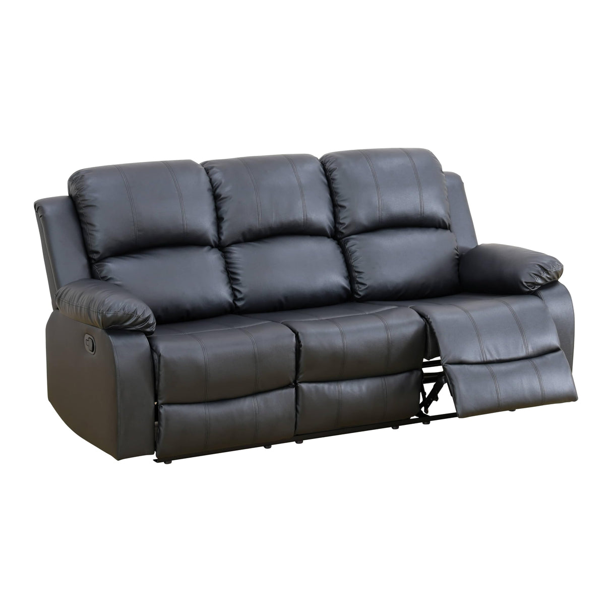 Faux Leather Living Room Sofa Set for Living Room, Game Room, Guest Room,Dormitory,