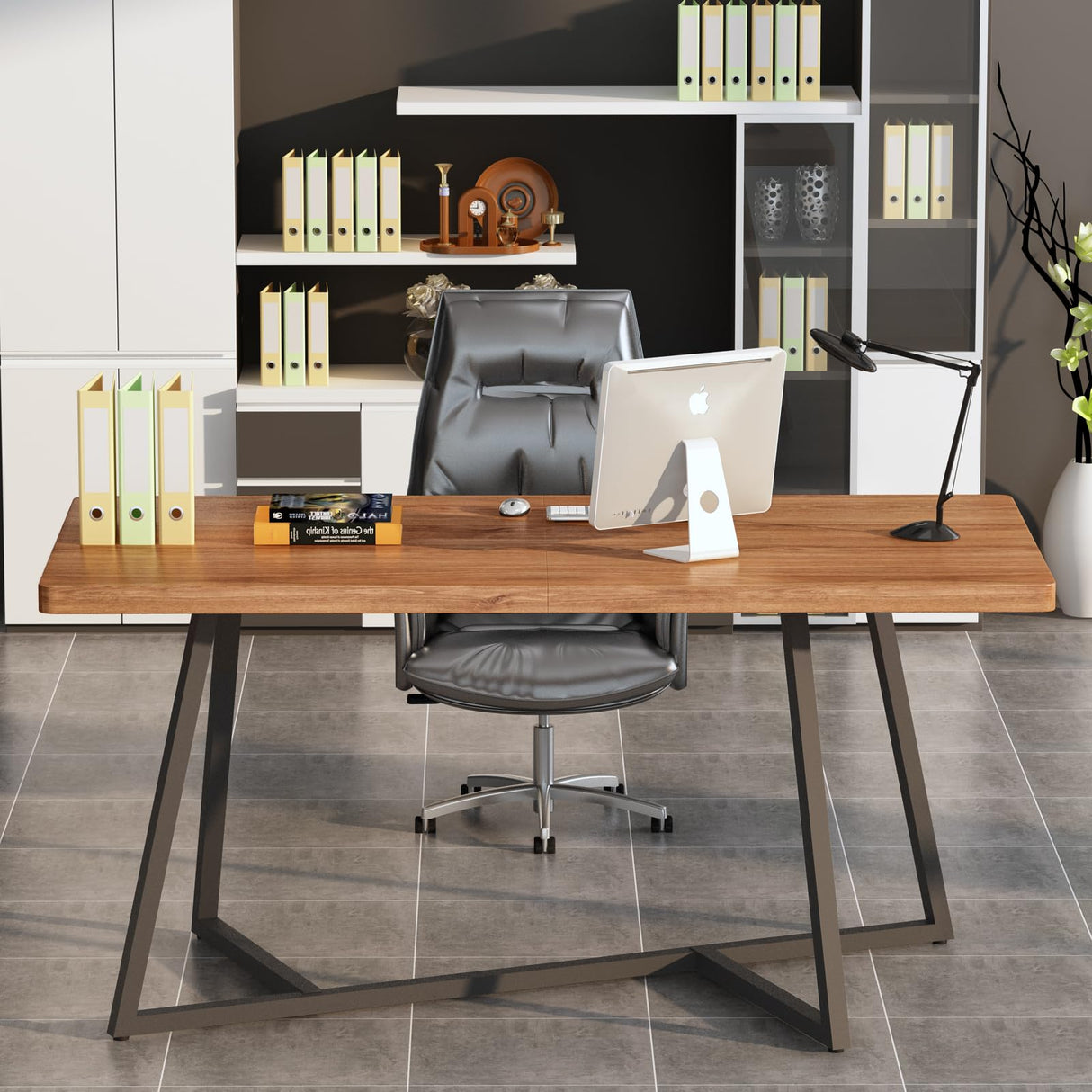6FT Conference Table, 70.8L x 35.4W x 30.7H Inches Office Table