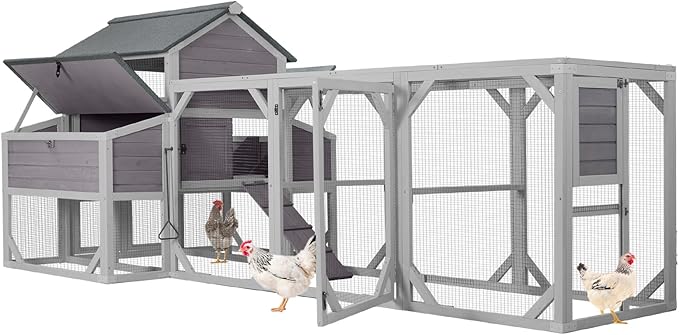 ChickWagon Mobile Chicken Coop – Wheeled Wooden Hen House with Nesting Box