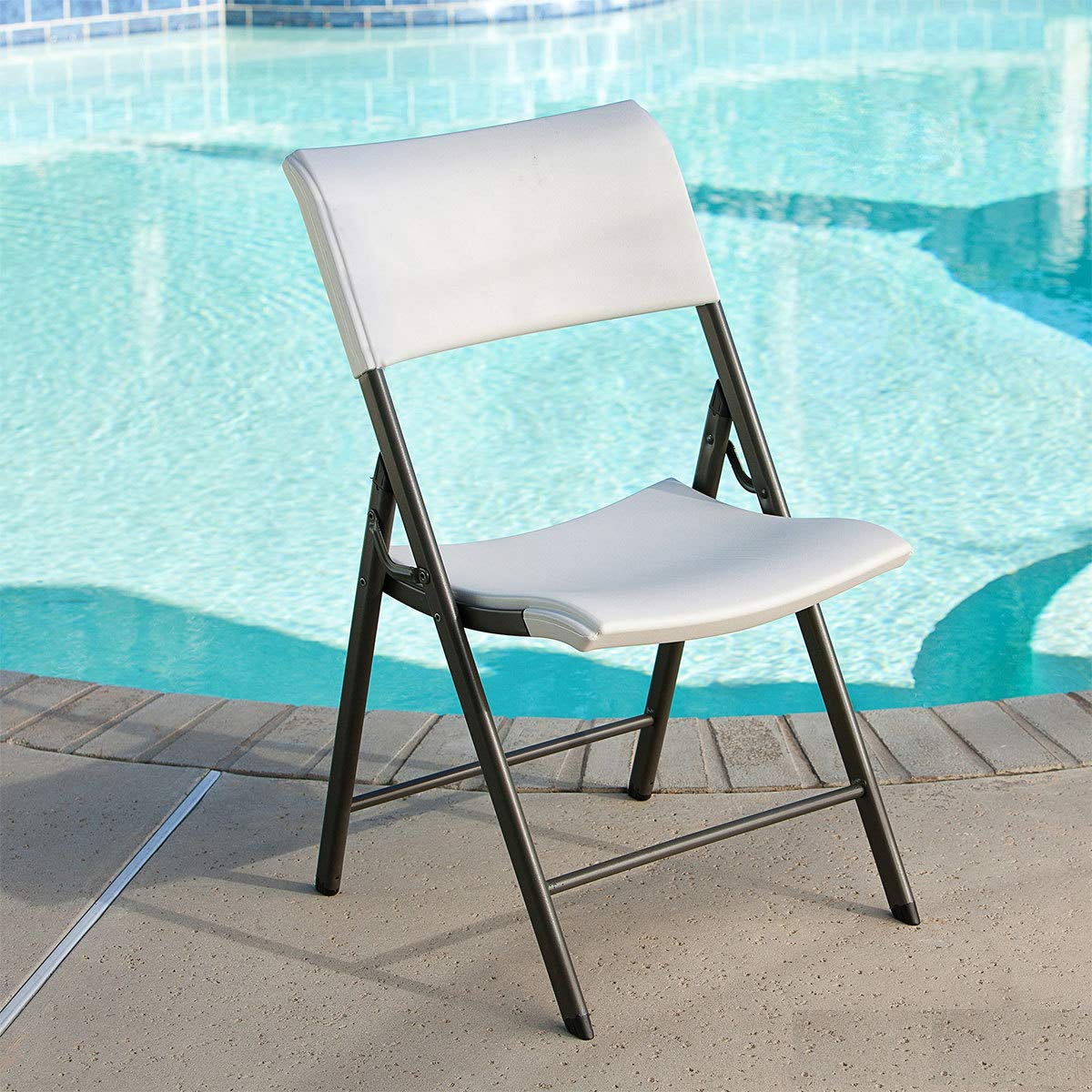 2000202 Folding Chair, White