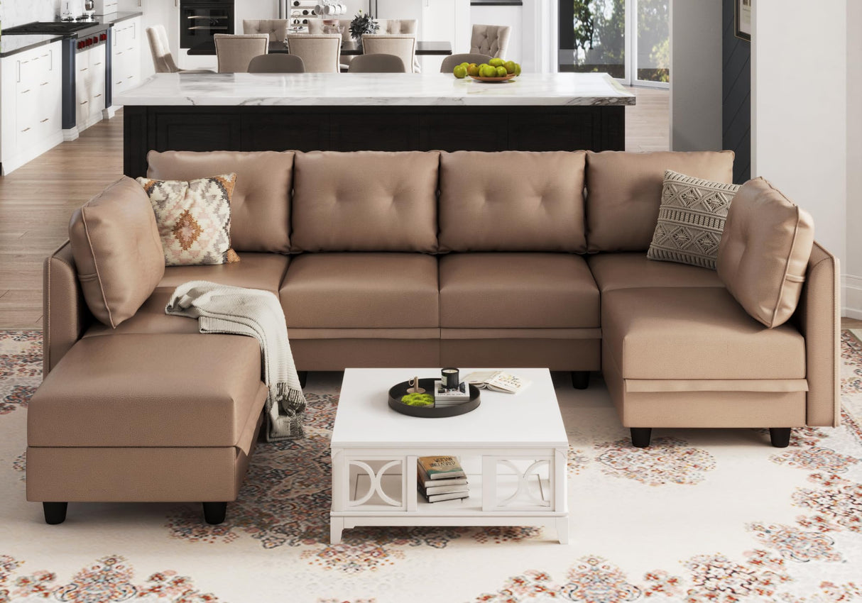 Modular Sectional Sofa, Convertible U Shaped Sectional Couch