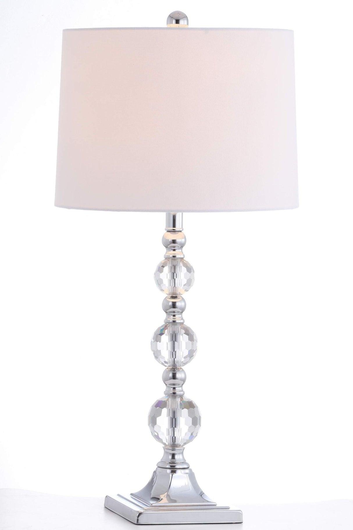 Lighting Collection Maeve Modern Crystal Ball 28-inch Bedroom Living Room Home Office