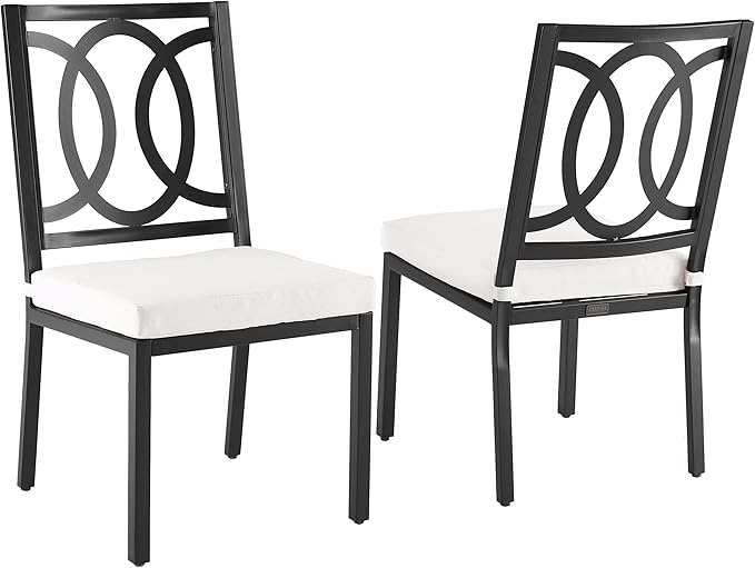 Chambers 2-Piece Outdoor Chair Set, Dining Patio Chairs for Deck