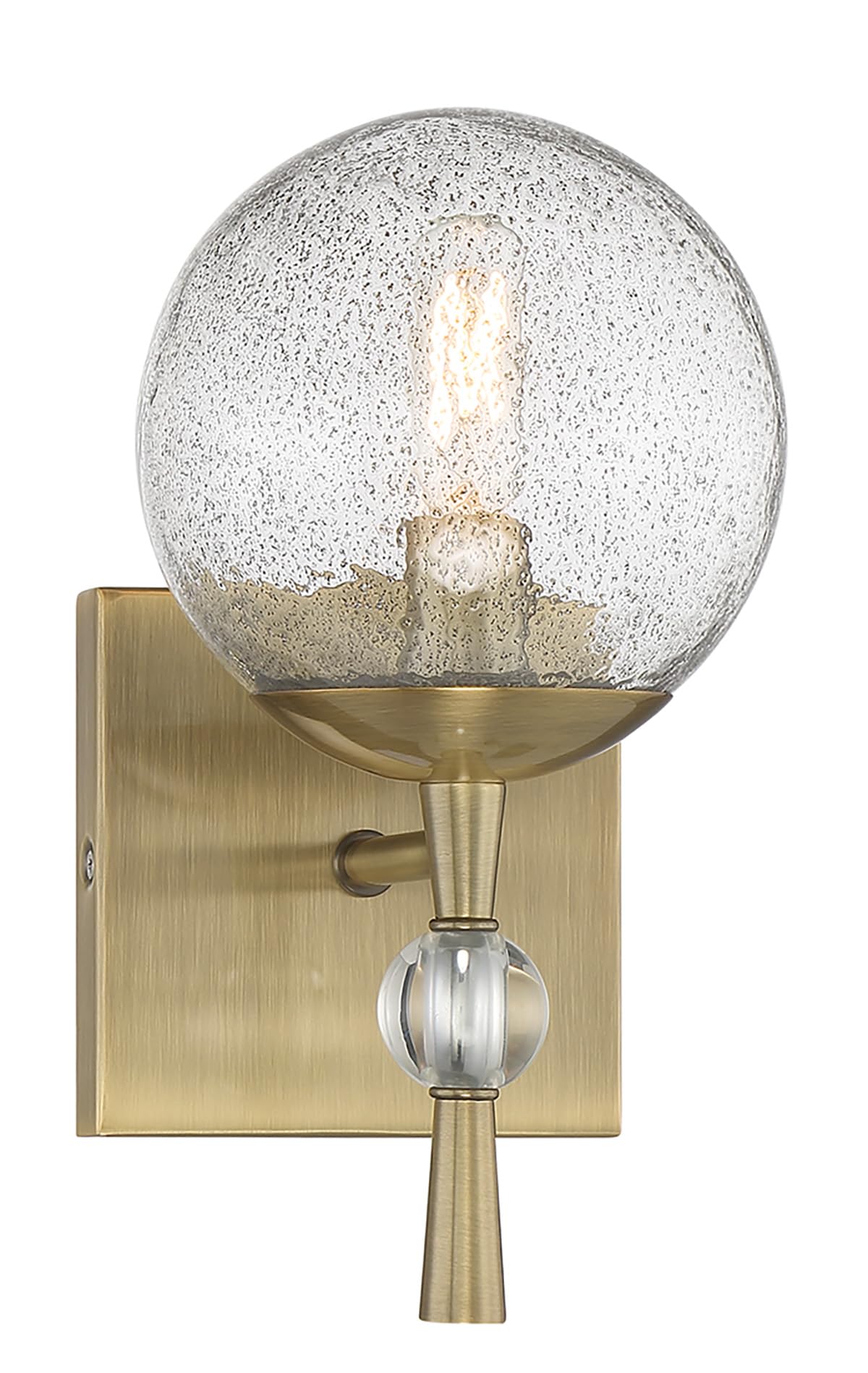 1331-923 Populuxe Vanity Bath Light, 1-Light, 60 Total Watts, 6-in H x 10.88-in W