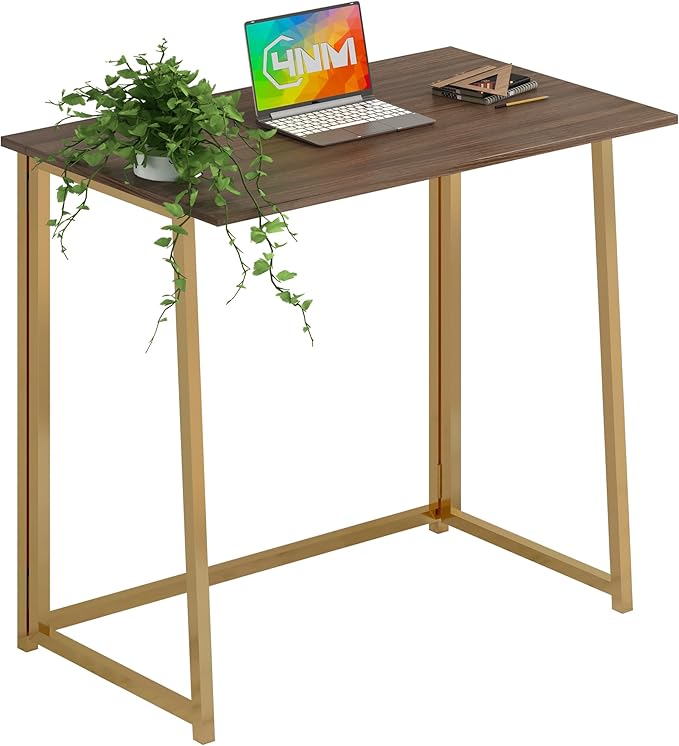 31.5" Folding Desk, Simple Assembly Computer Desk Study Writing Table for Small
