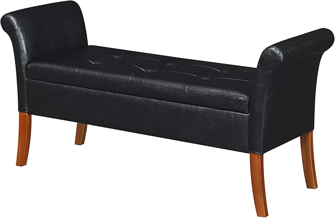 Concepts Designs4Comfort Garbo Upholstered Storage Bench