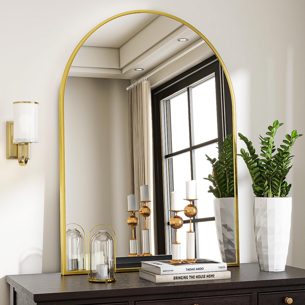 Arched Wall Mirror, inch Arch Bathroom Mirror