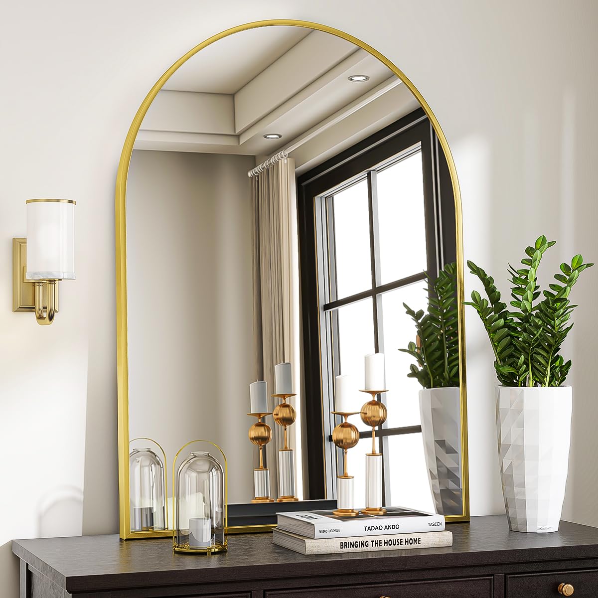 Arched Wall Mirror, inch Arch Bathroom Mirror