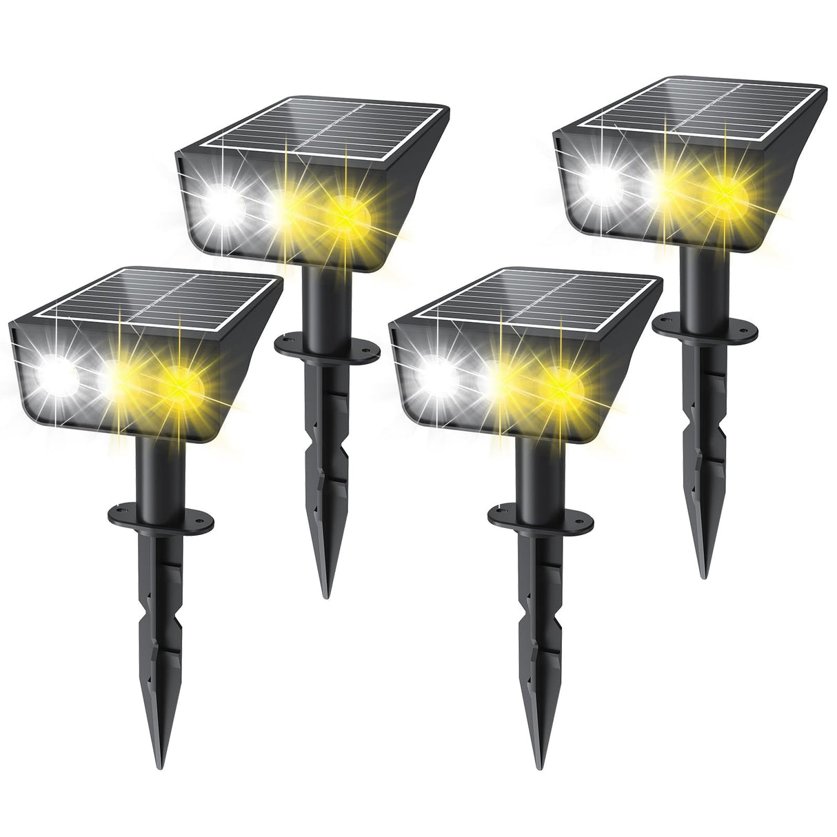 Solar spot Lights Outdoor IP65 Waterproof Solar spotlights 3 Lighting Modes Tree
