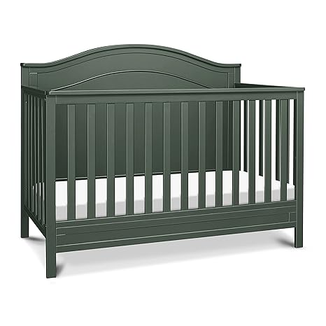 4-in-1 Convertible Crib in Espresso, Greenguard Gold Certified