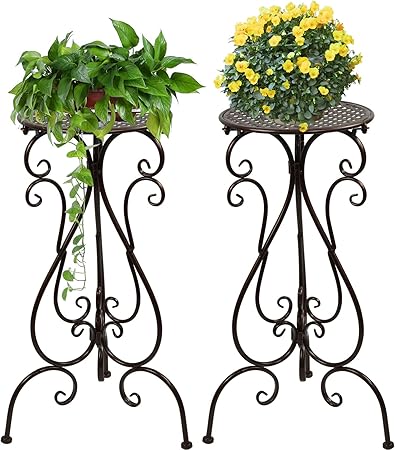 Florence 22.5" Wrought Iron Decorative Plant Stand