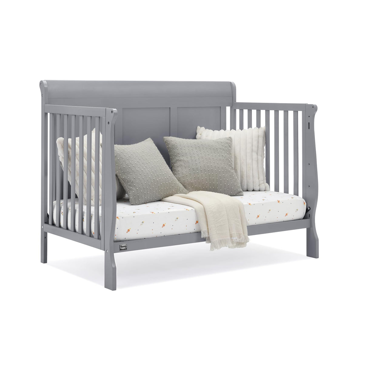 Carter 6-in-1 Convertible Crib - Greenguard Gold Certified, Grey