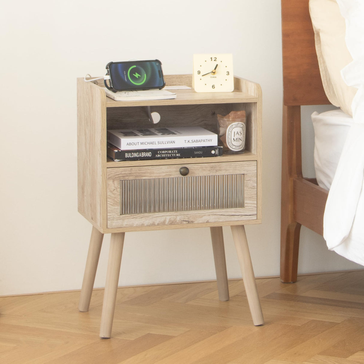 Charging Night Stand Side Tables
