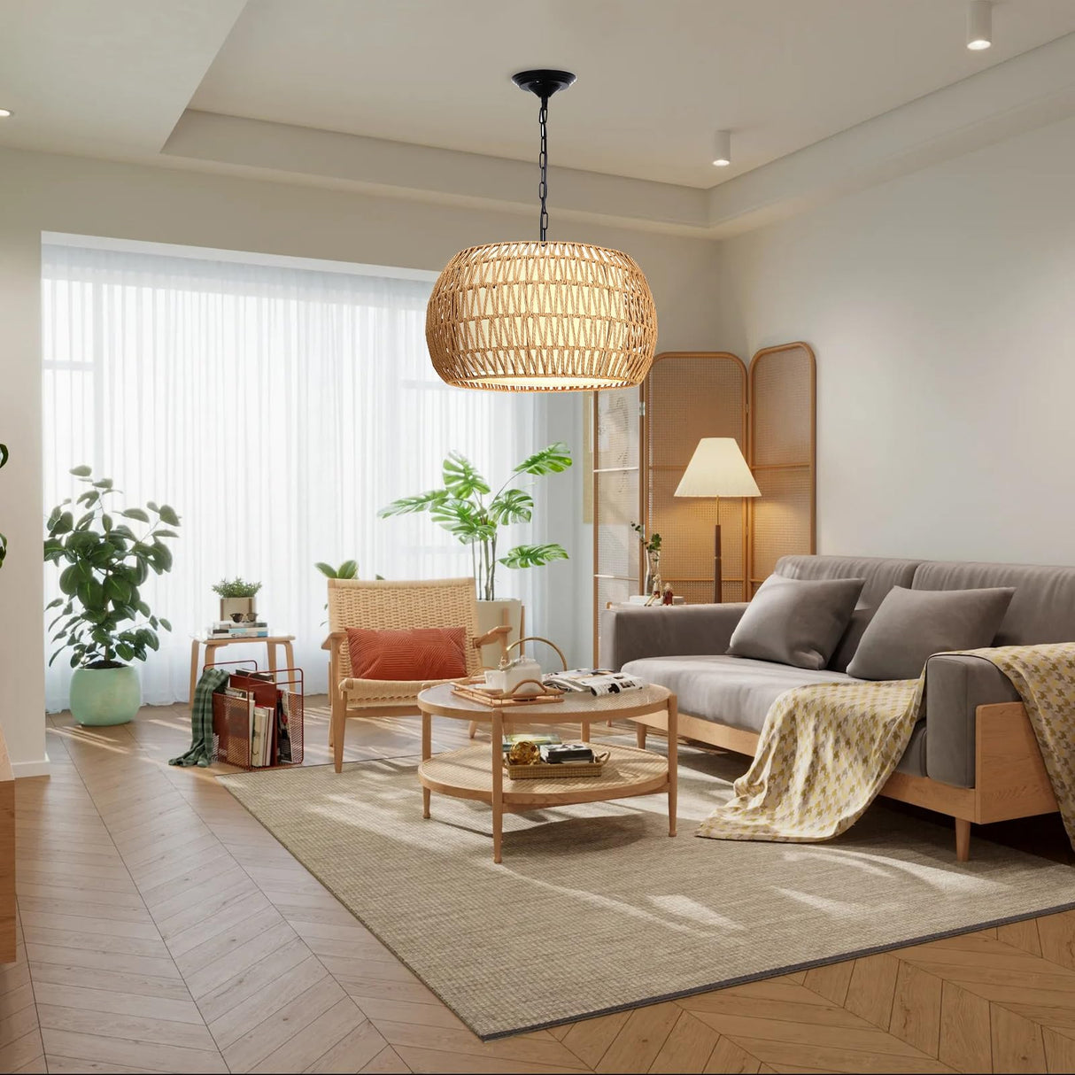 Chandelier for Dining Room Light Fixture, Adjustable Height, 3-Light Farmhouse Chandeliers