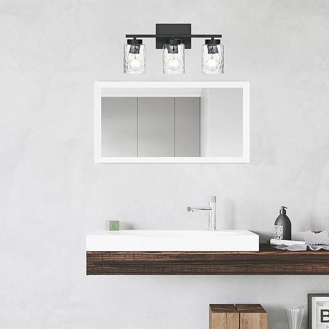 5 Light Bathroom Vanity Lighting Fixtures Farmhouse Black Wall Lamp Light