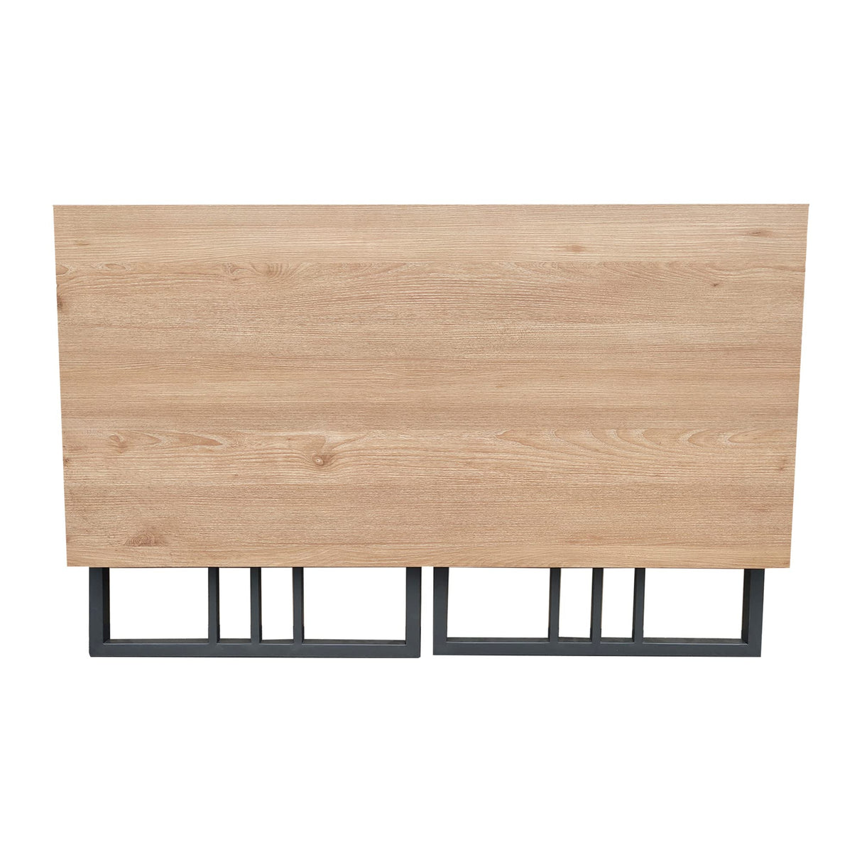 Collapsible Slatted Mission Writing Computer Desk, Space Saving for Bedroom