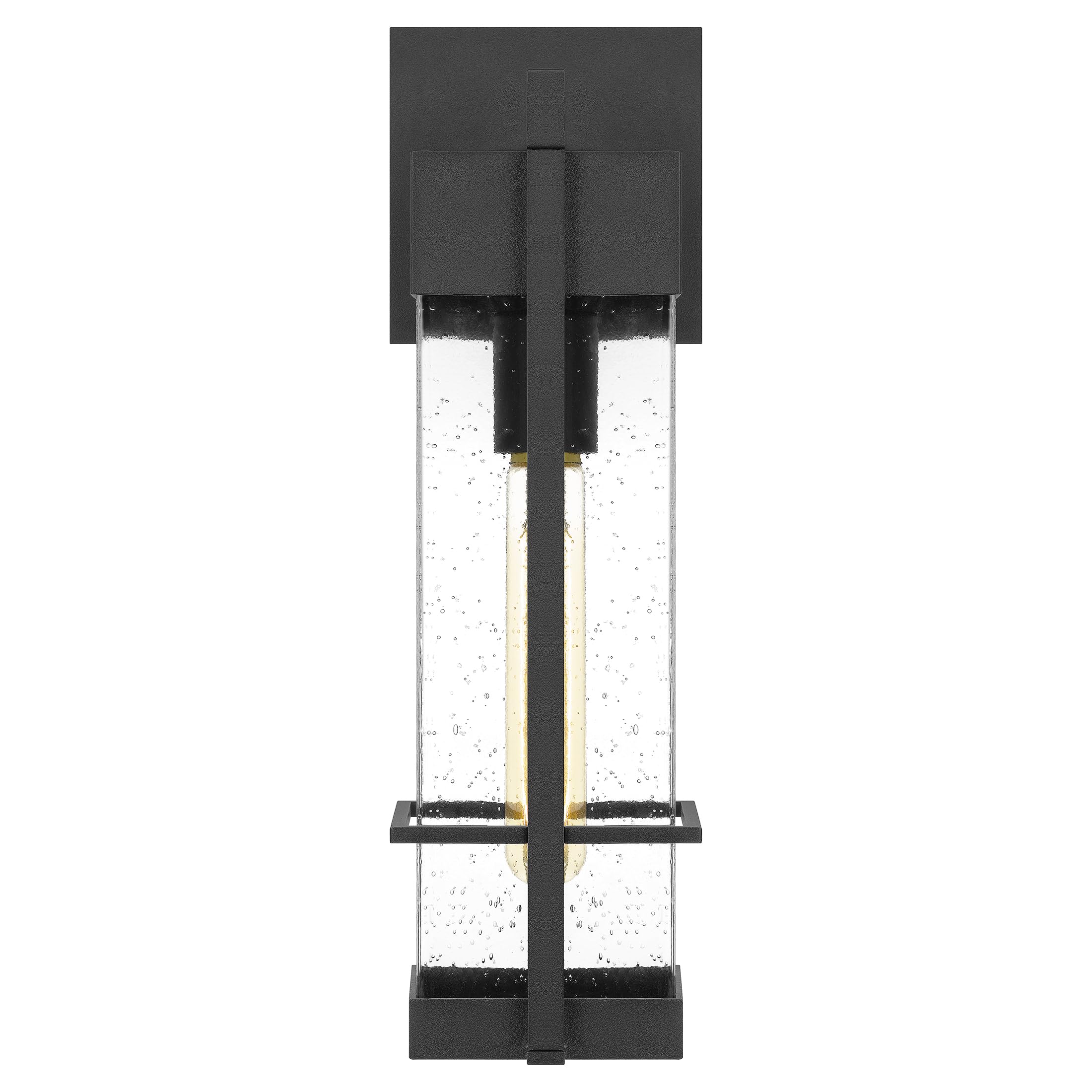 Wynn 1-Light Earth Black Outdoor Wall Lantern