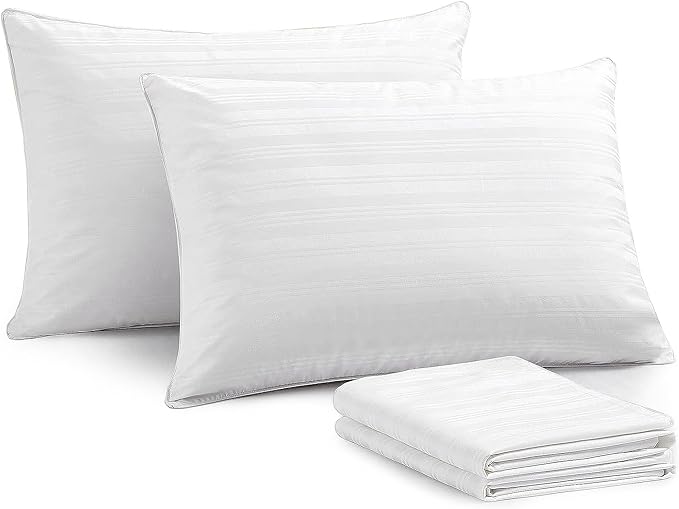 Feather Down Pillows, Bed Pillows for Sleeping