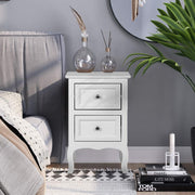 White Nightstand Set of 2, Nightstands