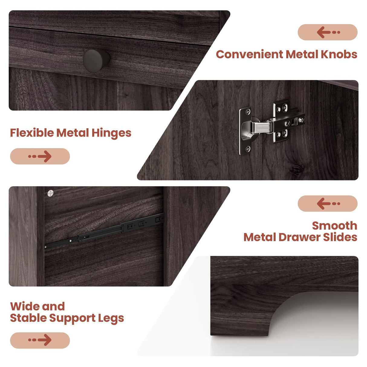 LuxeSpace L-Shaped Office Desk with Storage & Ergonomic Keyboard Tray