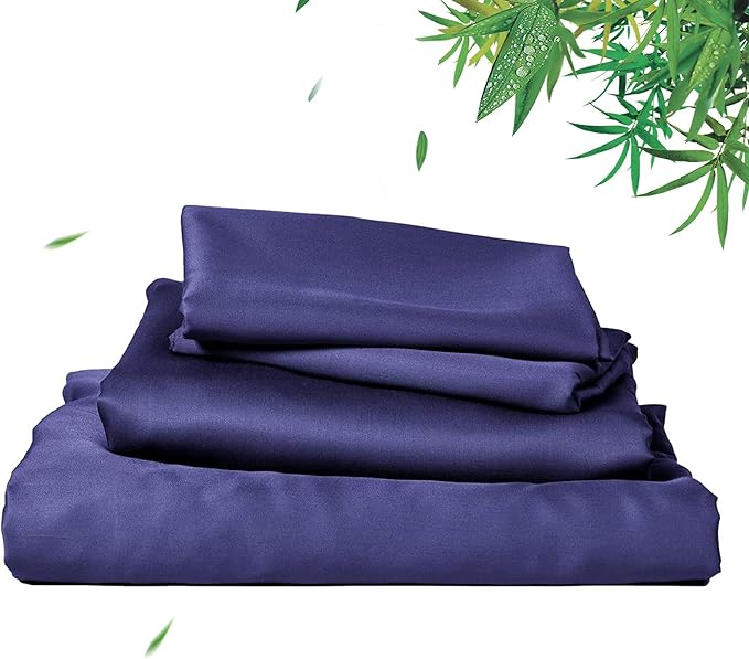 100% Rayon Derived from Bamboo Cooling Sheets Set