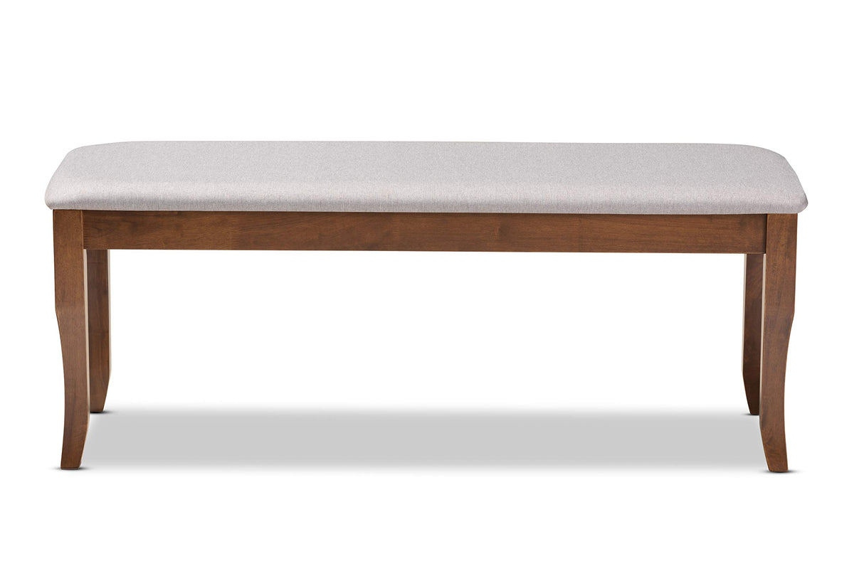 Cornelie Modern and Contemporary Transitional Grey Fabric Upholstered