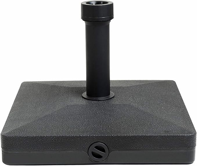 78 lb Heavy Duty Water Fillable Base Stand for Patio Outdoor Market Table Umbrella, Black