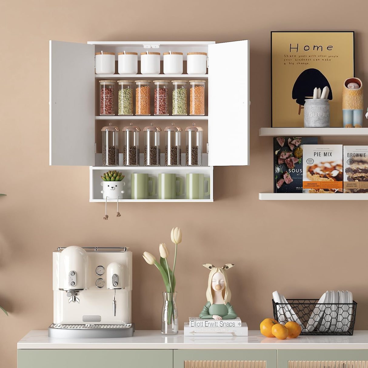 Bathroom Cabinet - Over The Toilet Storage Cabinet White Medicine Cabinet