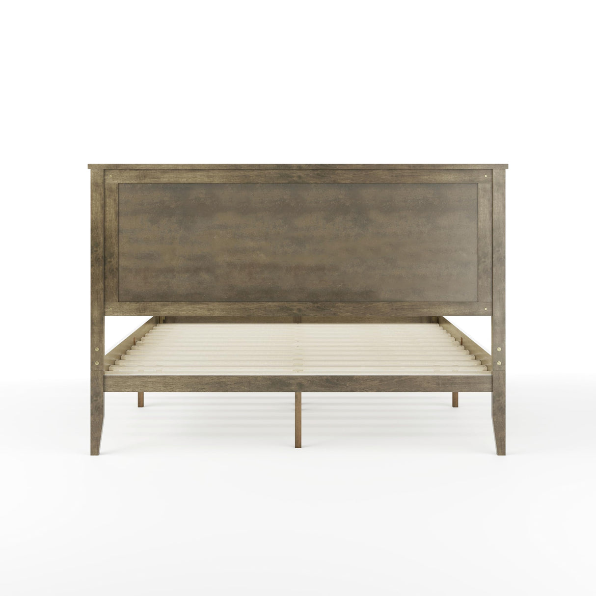 Corbin Solid Wood Platform Bed with Wooden Headboard